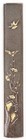 Antique Japanese Kozuka Soft Metal Gold Birds On Branch Samurai Sword Fitting