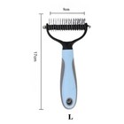Pet Hair Removal Comb For Dogs Cats Dematting Deshedding Brush Pets Fur Knot Cut