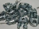 3 8  Wire Rope Clamp   U-bolt Cable Clamp  Zinc Coated  10  Pcs  