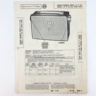 1955 Zenith Radio T404f L P V W 05f Wire Schematic Repair Manual Sam   s Photofact