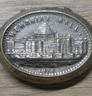 1776-1876 1st World s Fair Semiquincentennial Centennial Locket Rare