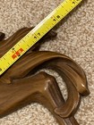 Rare Horse Mare Foal Equine Wall Art Mcm 1940s Syroco Wood Equestrian Decofigure