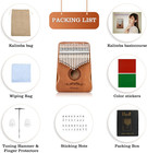 Kalimba Thumb Piano 17 Keys  Finger Piano Musical Instruments  Mbira Music Kids 