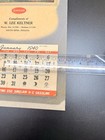 Vintage 1940 Sinclair Advertising Calendar W Lee Keltner South Bend Indiana