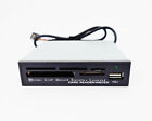 8-in-1 Internal Flash Media Multi Card Reader Usb 2 0 Port Hub For Floppy Bay  m