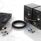 Ebxya 20 Ft 4 Channel Xlr Snake 4 Colored - Premium Xlr Male To Xlr Female Snake