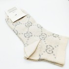 No Tariff Gucci Socks Beiges Silver 3968753