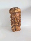 Hand Carved Wooden Wood Tiki Totem Statue Pacific Islander