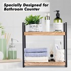 Giftacity Bathroom Counter Organizer And Storage - Kitchen 2-tier  Brown