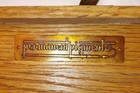 Vtg Permanent Pigments Small Oak Wood Artist Painters Box   12 Oil Paint Tubes
