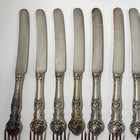 Lot Of 36 Charter Oak Acorn 1847 Rogers Bros Flatware Knives Spoons   Forks Rare
