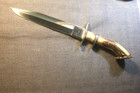 Hand Made Sub-hilt Fighter By W C Davis With Crown Stag