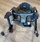 Chicco Hook-on High Chair   Travel Booster Seat     Olive Green Grid