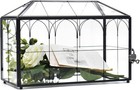 Largeblack And Glass Card Box For Wedding With Lock And Slot - Wedding Envelo   