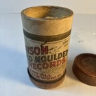 Edison Gold Moulded Records Cylinder Model 7458  Then You   ll Remember Me