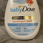 Baby Dove Sensitive Skin Care Baby Wash Rich Moisturewith Pump Jumbo Size 20 Ox 