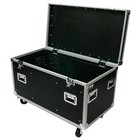 Utility Ata Flight Road Case 45  W  Dividers And Tray   Wheels