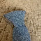 Toddler Boys Chambray Blue Neck Tie Clip On Tie Fancy Dressup Preppy Cute 