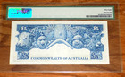 Australia 5 Pounds P35a R50 1960 Coombs Wilson Pmg 58 Choice About Unc Banknote