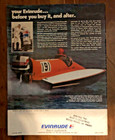 Original 1975 Catalog Evinrude Boat Engine Brochure Outboard