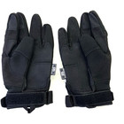 The Combat Hard Knuckle Tactical Swat Police Security Military Glove - Black