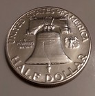 1953 Proof Franklin Silver 50     very Nice Coin    stock Photo 