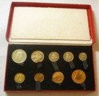 1950 Great Britain Uk - Official Proof Set  9  - George Vi - Orig  Red Box -rare
