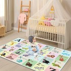 Abc Alphabet Rug 31x47in Educational Area Carpet For Kids - Fun Learning Mat
