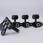 1 Set Acoustic Classical Guitar Tuning Keys Steel Pegs Machine Heads Black