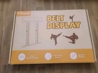 Tilhumt 8 Belt Karate Belt Display Rack With Medal Hanger And Stickers    