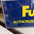 Fuji Bicycle Sign  Authorized Dealer 13x26 Heavy Acyrilic Double Sided
