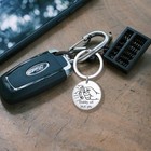 Dad Keychain Bump With Paw Cute Keychain Fathers Day Keychain Gifts Dads A