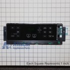 Whirlpool Range Oven Clock Control Board  black  W11620481