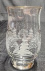 Vintage Libbey  winter Wonderland  Christmas Glasses Set Of 12 Gold 