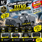 Storm Chaser Titus Tornado Intercept Vehicle Model  Collectible Gift