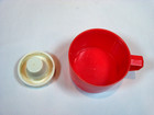 Vintage Aladdin Thermos - Replacement Red Cup  243   White Stopper  31