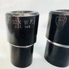Pair Of Ao American Optical 10x Widefield   146 Microscope Eyepieces 23mm