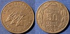 Cameroon  cameroun  1960 50 Francs Independence Km-13 Copper-nickel Xf  97