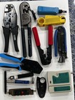 Lot 13  Of Cctv   Catv  coaxial  Installation  Repair Tools  tested 