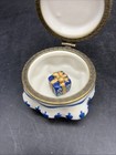 Jacob Rosenthal Judaica Collection Hanukkah Themed Trinket Box Porcelain