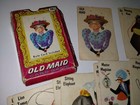 Vintage Whitman 50s Old Maid Card Game Replacement Cards Circus Theme W box