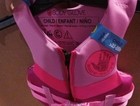 Body Glove Child Neoprene Pfd Type 70 Life Jacket Vest Girl 33-55 Lbs Pink New