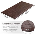 Wiselife Kitchen Mat Cushioned Anti Fatigue Floor Mat 17 3 x28   Thick Non Sl   