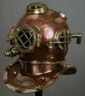 Antique Deep Sea Diving Helmet Authentic Us Navy Mark V Diving Helmet Replica