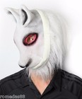 White Fox Halloween Funny Scary Costume Party Mask 