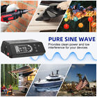 2000w Lcd Car Power Inverter Dc 12v-ac 110v Pure Sine Wave Usb Converter Adapter