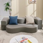 Full Size Floor Sofa Bed  Convertible Foldable Futon Sofa Bed  Memory Foam