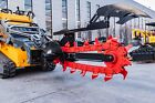 Mini Skid Steer And Farm Tractor Usage Attachment Digging Hydraulic Trencher