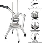 Vegetable Chopper French Fry Cutter With 4 Blades  Potato Slicer Fruit Chopper