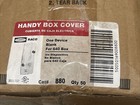 Handy Box Cover  Blank  Steel By Hubbell-raco 880 Pack Of 5